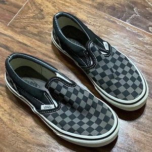 VANS CLASSIC SLIP ON SHOES CHECKERED CHECKER BOARD US KIDS SIZE 2.5